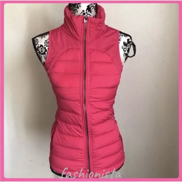 Lululemon fluffed up Hot Pink Puffer Vest size 6 - Picture 2 of 11
